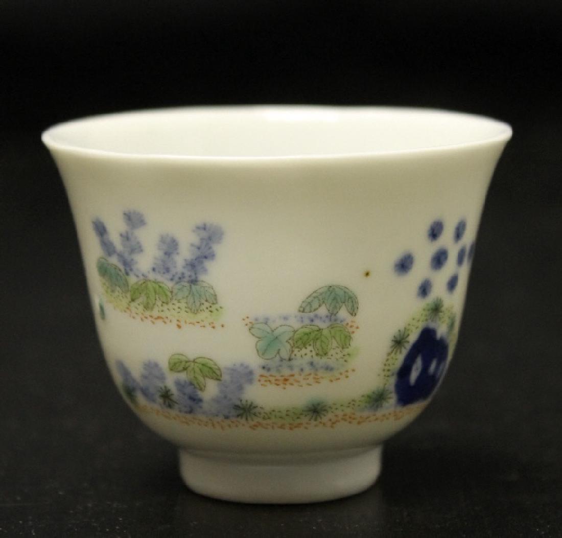 Chinese Porcelain Wucai Tea Cup - Kangxi (1 of 4)