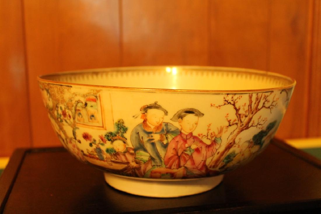 Chinese Export Punch Bowl (1 of 3)