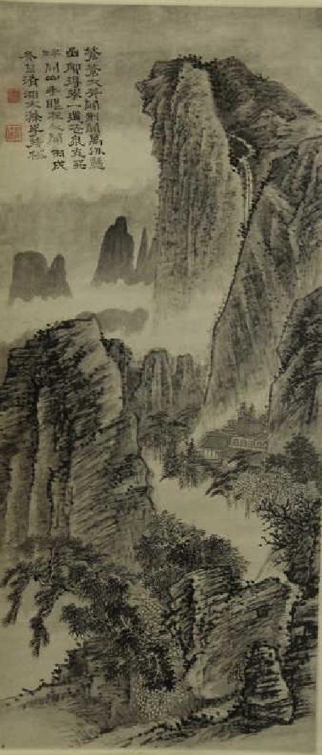 Chinese Scroll Painting - Landscape (1 of 3)
