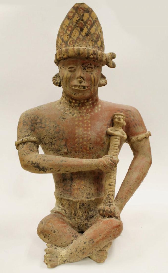 Large Early Indian Pottery Figure (1 of 1)