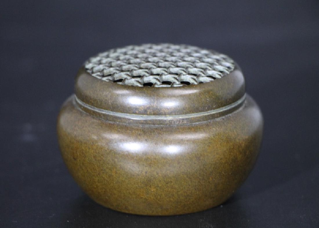Chinese Copper Incense Burner (1 of 3)