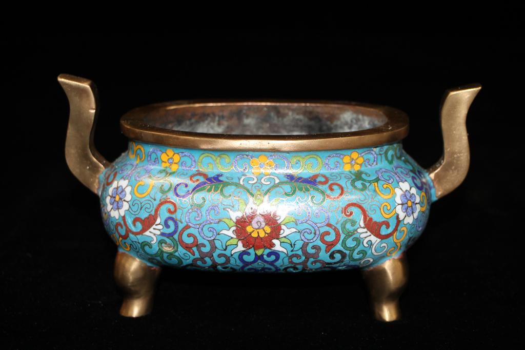 Cloisonne Incense Burner (1 of 3)