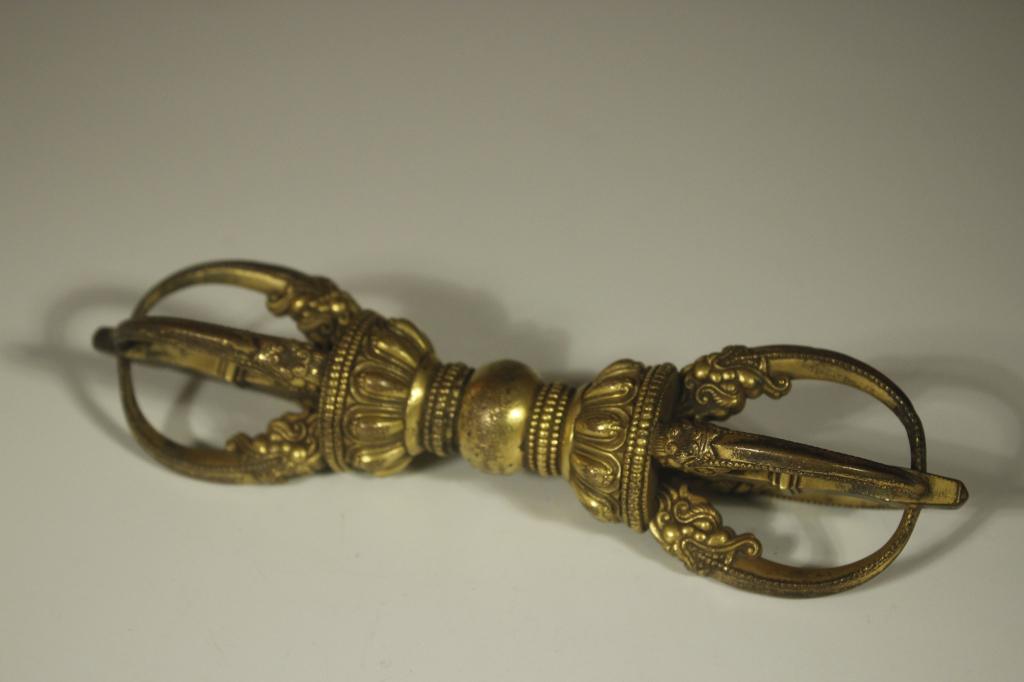 Ming Dynasty Gilt Bronze Jing Gang (1 of 9)