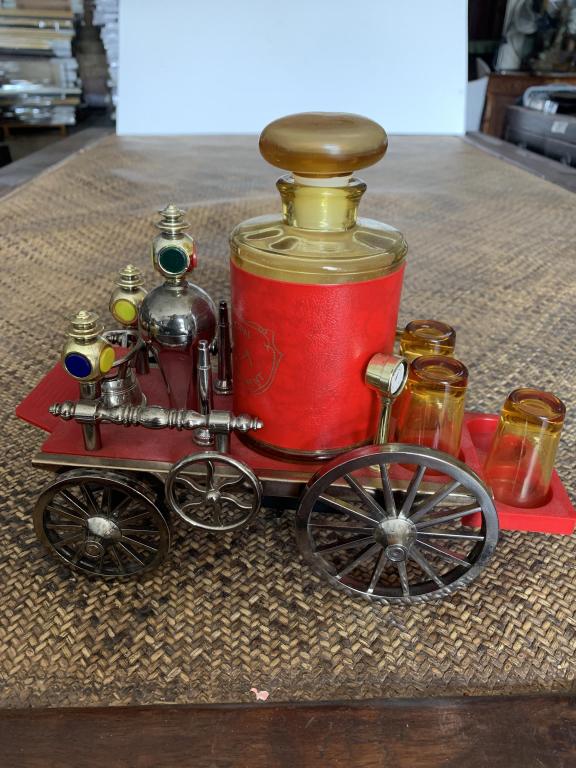 Glass Bottle and Cups: .
