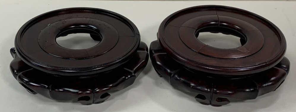 Rosewood Base: Size: D 6-1/2"