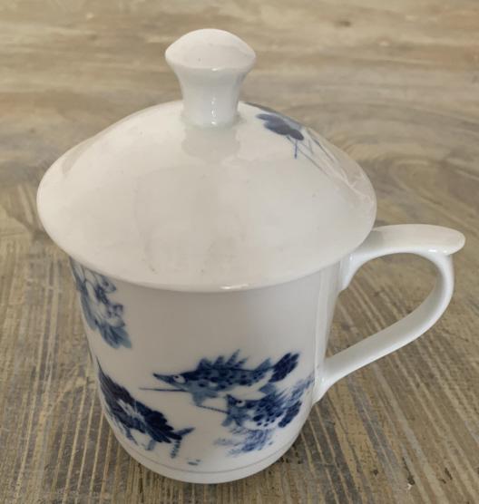 Porcelain Mug W/ Lid (1 of 1)