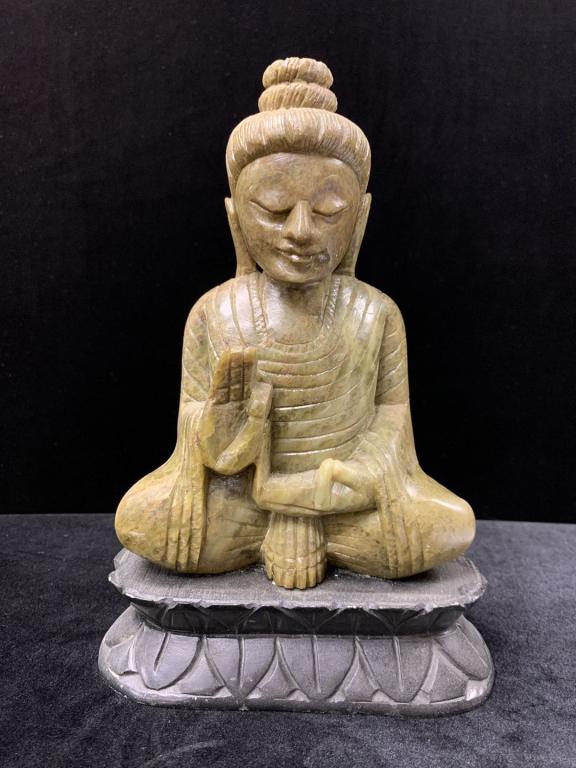 Stone Carved Buddha Statue (1 of 6)