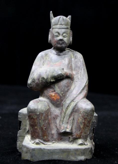 Bronze Statue - Man in Chinese Ancient Dress (1 of 3)