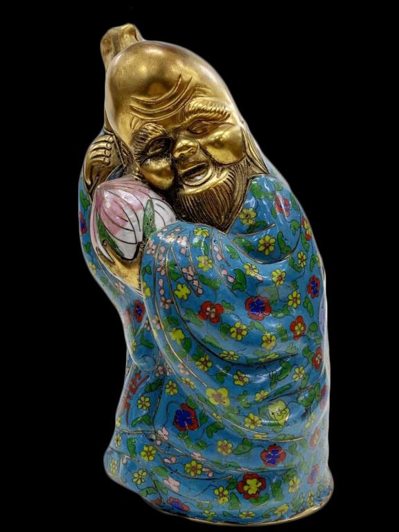 Cloisonne Longevity God (1 of 2)
