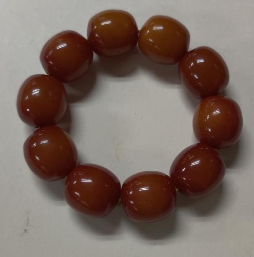Beeswax Beads Bracelet: .
