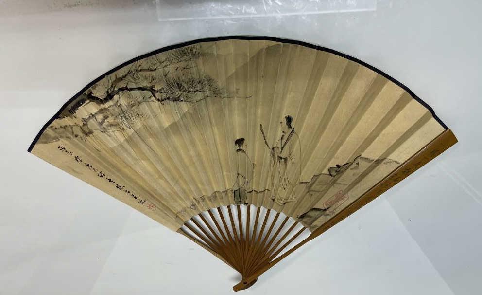 Hand Painted Folding Fan (1 of 7)