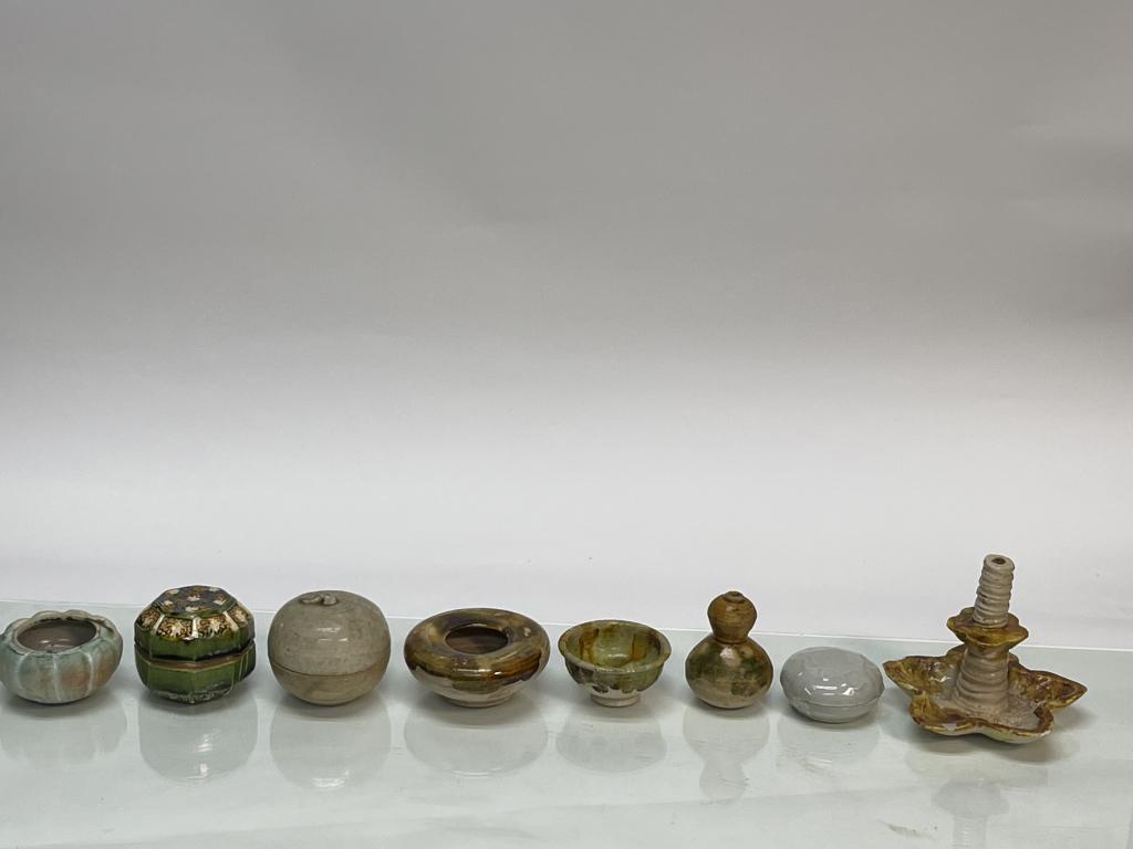 Group of 8 Ming Dynasty Pottery Statues (1 of 8)