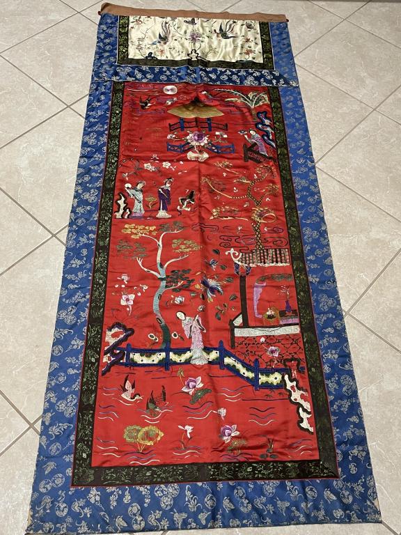 Qing Dynasty Embroidery Panel (1 of 7)