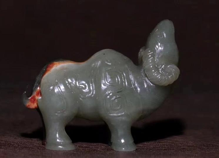 A Hetian Jade Carved  Animal Ornament (1 of 4)