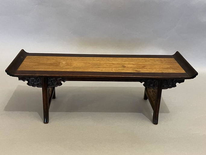 A Miniature Carved Wood Altar Table (0462) on Mar 17, 2023 Houston