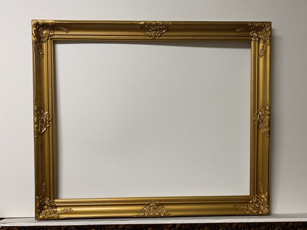 Gold Frame-fits 24"x30" Picture: Gold Frame-fits 24"x30" Picture
