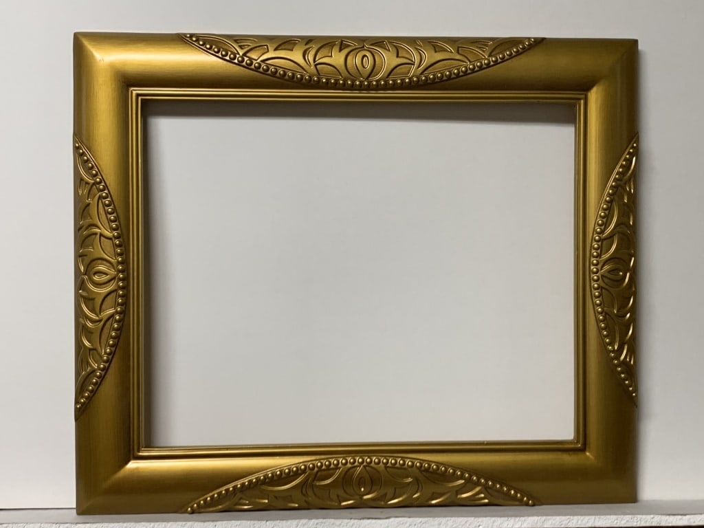 Gold Frame-fits 16"x20" Picture: Gold Frame-fits 16"x20" Picture