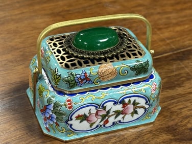 Antique Chinese Cloisonné jar
