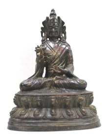 bronze buddha figure