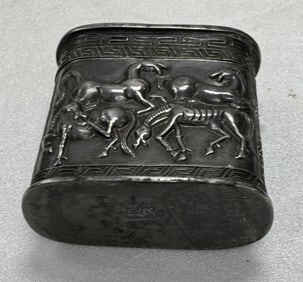 silver cigarette case