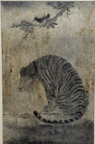 Antique Korean Water Color Painting (1 of 4)