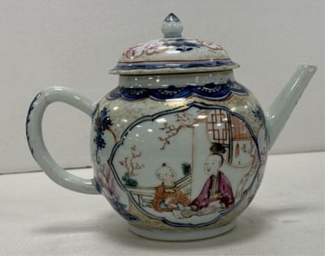 pastel porcelain teapot