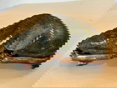 Antique Jade Carving with Stand