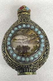 bronze snuff bottle