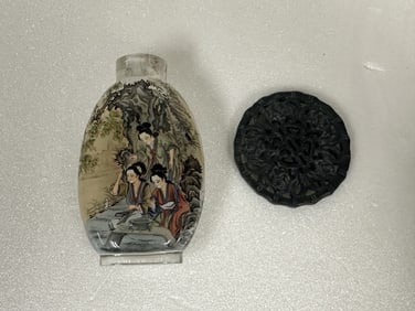 Chinese Beijing glass Snuff Bottle