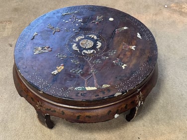 hard wood coffee table