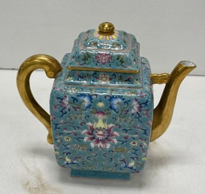 porcelain teapot
