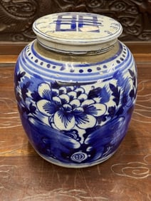 Chinese Blue and White Porcelain Jar