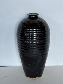 Antique Chinese Glass Beijing Glazed Vase