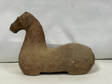 Antique Chinese Pottery Horse Figure