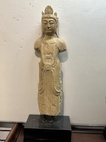 pottery buddha figure