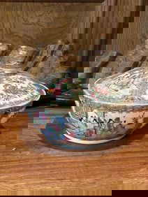 Large Antique Chinese Cloisonne Tub