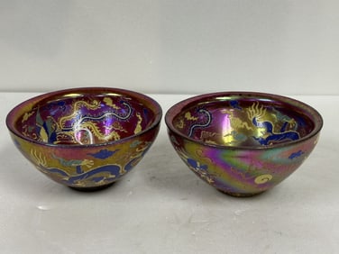 two tea bowls