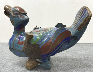 duck porcelain small box