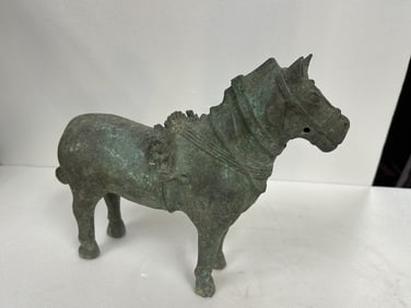 bronze horse