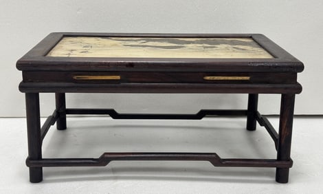 hard wood with mable base