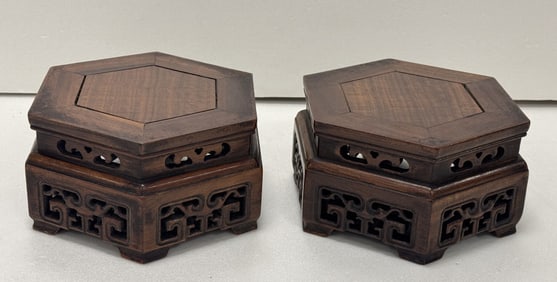 Rosewood Stands pair