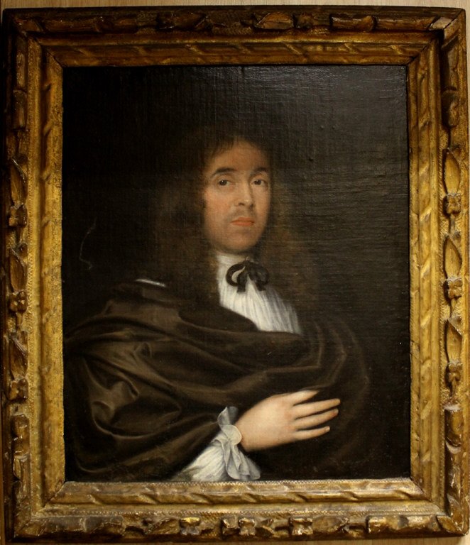 18th Century Oil Painting: Continental School, 18th Century, oil on canvas portrait of a gentleman. Size : 37" L x 32" W