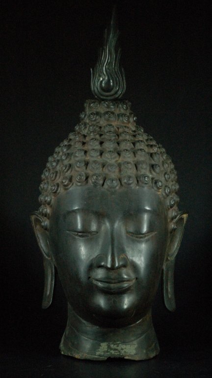 Southeast Asian Bronze Bust (1 of 1)