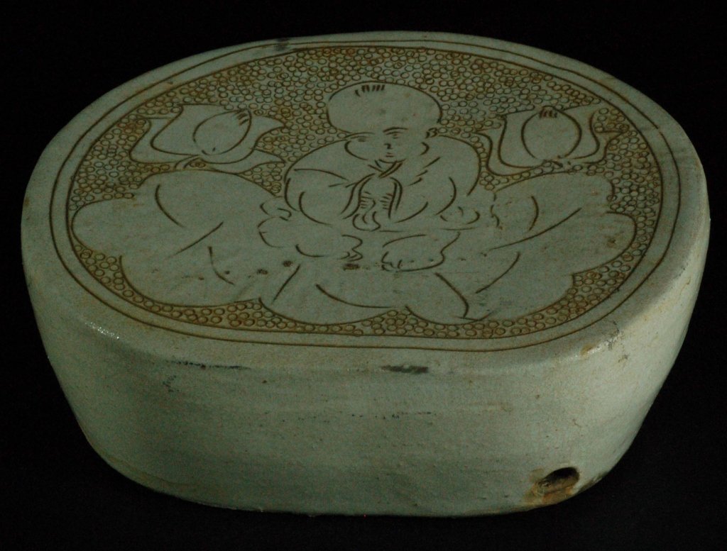 Chinese Cizhou Ware Porcelain Pillow (1 of 1)
