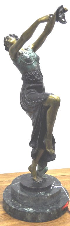 A Bronze Figure on Marble Plinth (1 of 5)