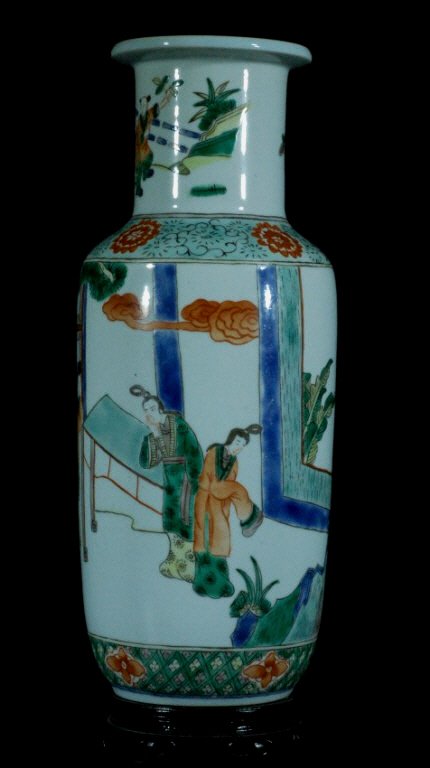 Qing Dynasty Chinese Wucai Vase (1 of 1)