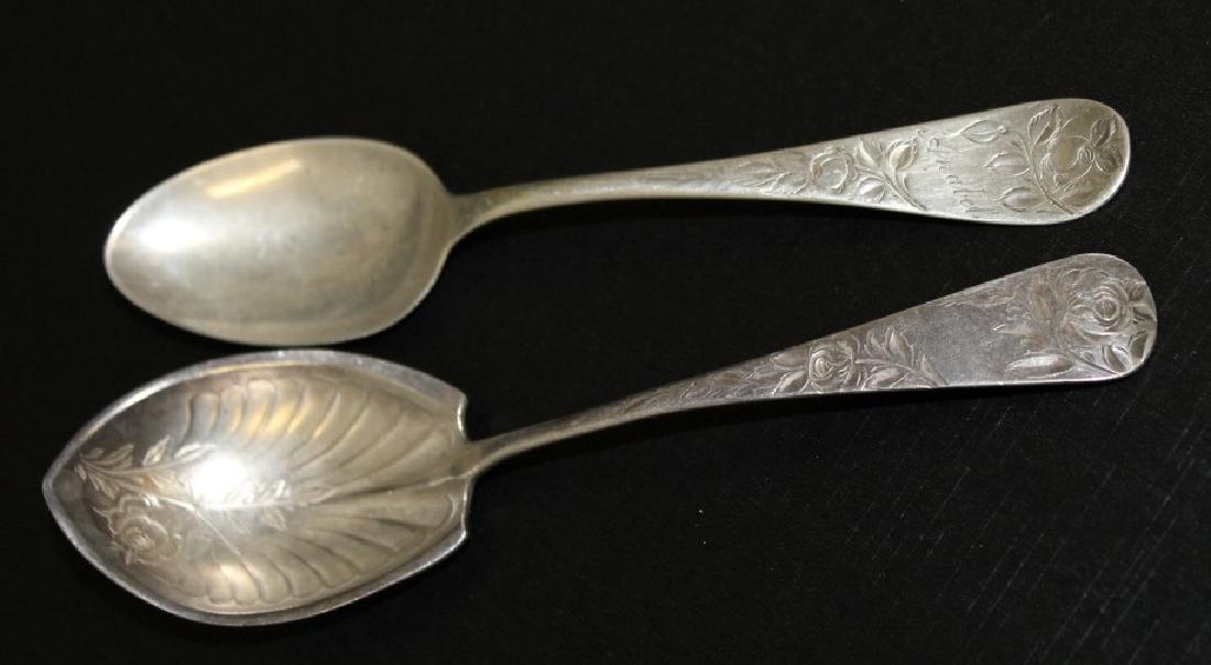 Lot of 2 Sterling Silver Spoons (1 of 3)