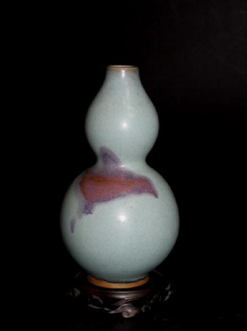 Junyao Ware Double Gourd Vase (1 of 2)