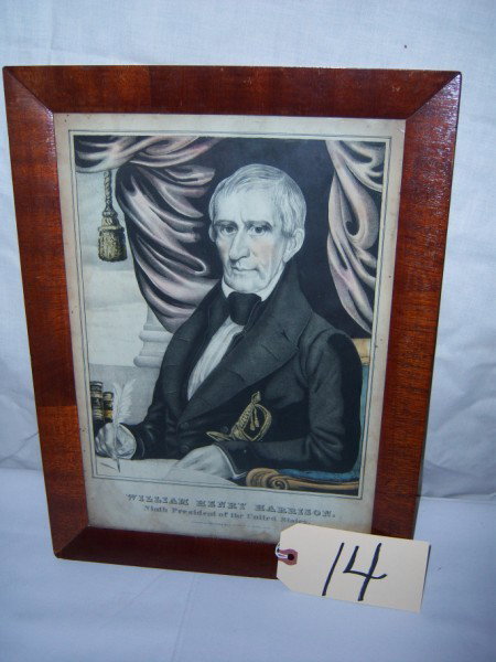 William Henry Harrison, 9th President of the US. by: William Henry Harrison, 9th President of the US. by F. Mitchelin