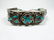 TIBETAN TURQUOISE & CORAL BRACELET, APPROX 6.5"L